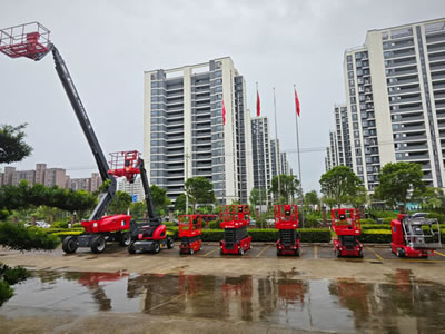 Телескопическая автовышка GKT285R